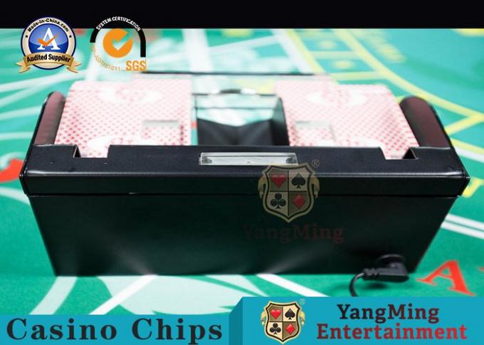 1 2 deck casino poker dedicated card shuffler with metal