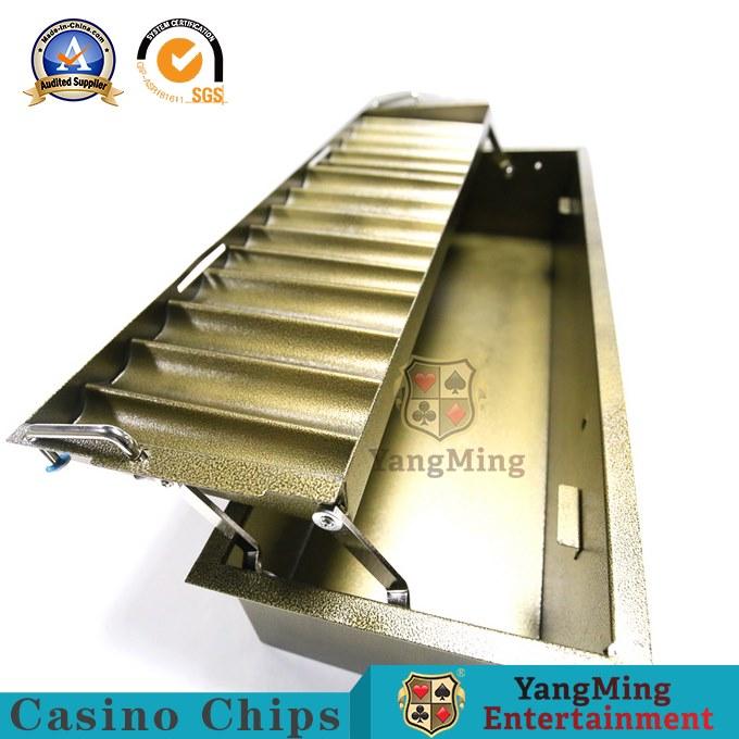 14 Rows Metal Double Layer Casino Chip Holder For Round Poker Chip And