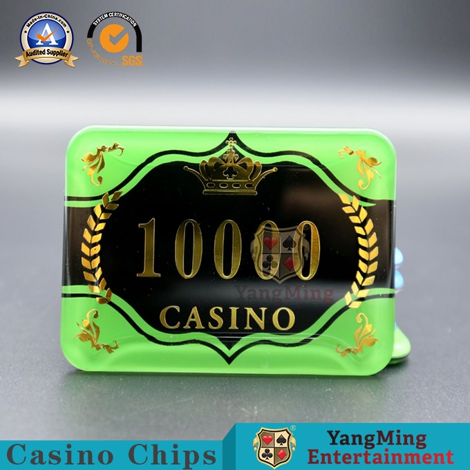 Gambling RFID Code Square Poker Chips / Personalized Rectangle UV 12g