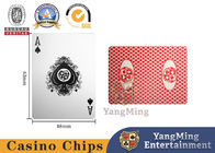 Original customized playing cards casino professional red and blue two-color cards in stock