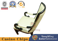 Elegant Casino Gaming Chairs With Metal Legs And European Radian Handrails
