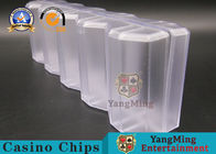 Poker Club Custom Diamond Frosted Chip Case 100 Pieces Of 45mm Combination Chip Holder With Lid Entertainment Board