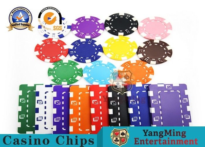 Oversized Rectangular Printable Plastic Ept Poker Chips 11.5g 32g 3