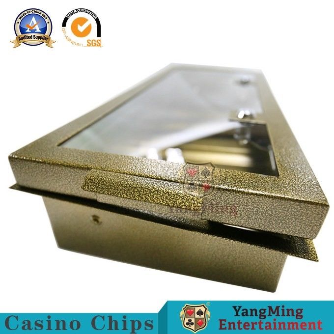 Metal Color Security Lock Casino Chip Tray Set Float Poker Table Chip