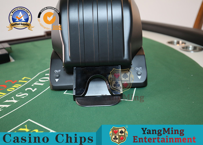 Automatic Metal Poker Card Shuffler And Playing Card Dealer Shoe For 8 
