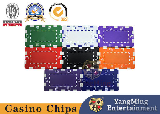 11.5g Brand New ABS Plastic Dice Code Texas Baccarat Casino Poker Multi-Color Chips