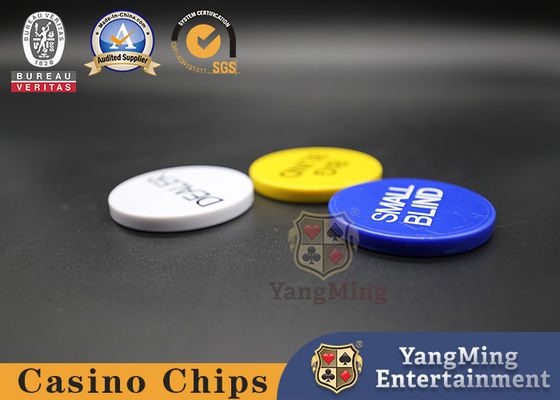 Smartdealspro 3pcs Small Blind Chips, Big Blind And Dealer Poker Buttons