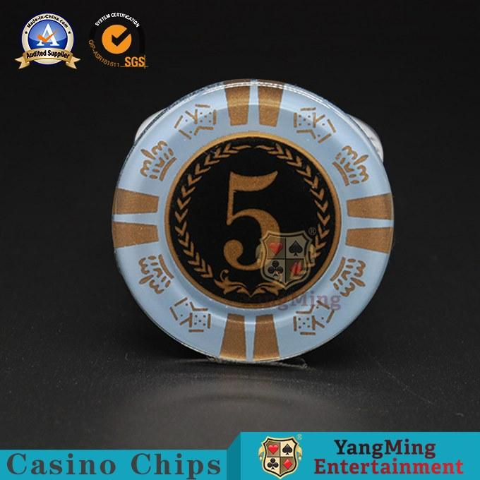 13.5g Rectangular Poker Chips / Gambling Table Plastic RFID UV Light