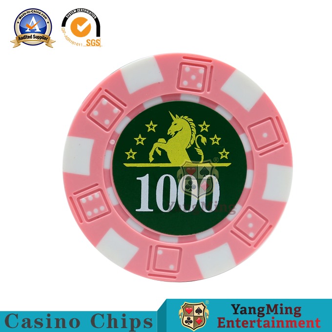 Gambling Ceramic Poker Club UV RFID Chips Set Of 760 Pcs With Box