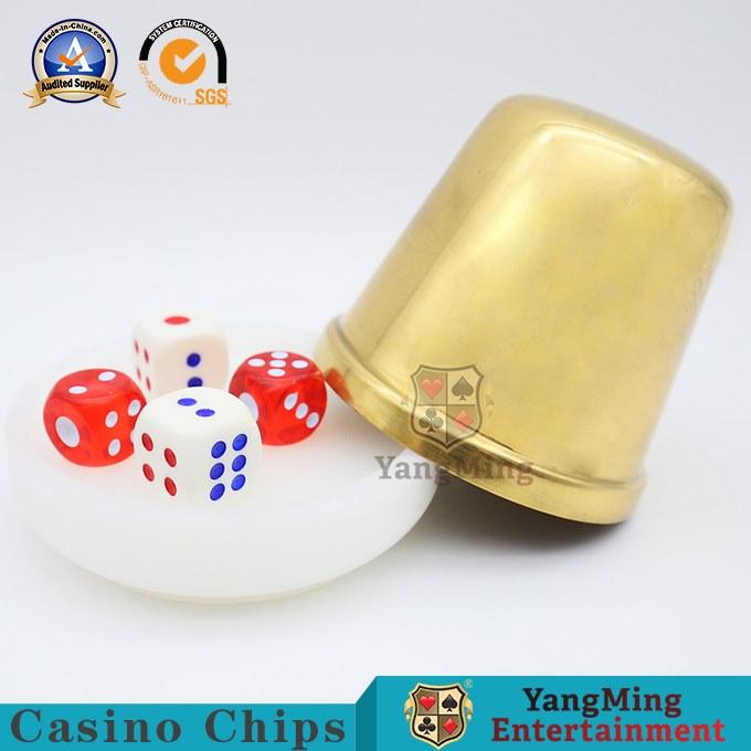 Casino Poker Dedicated Dice Shaker Cup Casino Game Accessories Iron