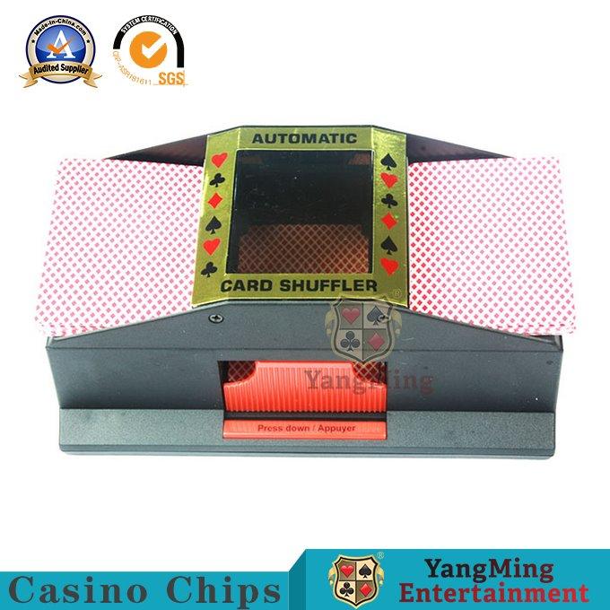 No. 2 Battery Single Plastic Poker Shuffle Machine / 12 Vice Club