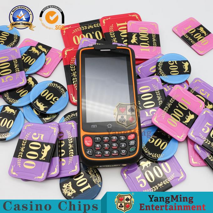 13.56MHz RFID Casino Chips Handheld Portable Terminal PDA Reading