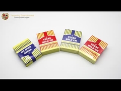 Dull Polish 100% Pvc Waterproof Playing Cards For Poker With Red & Blue Color