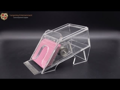 Niuniu Texas Black Jack Poker Table Game 2 Pairs Of Transparent Acrylic Card Dealer Shoe