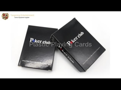 PVC Plastic Large Print 33s Black Box Poker Playing Card For Texas Poker Game