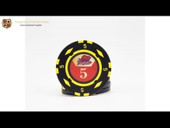 New Customized 600 Pieces Club Chips Texas Poker Table Game Chips Set Aluminum Alloy Box