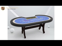 8 Player Baccarat H Legs Folding Gambling Poker Table Game Colors Can Be Customized