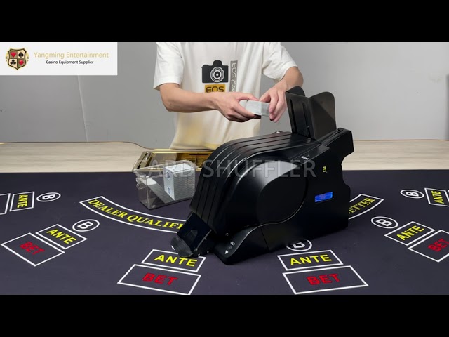 Quality Upgraded 8-deck Fully Auto Intelligent Shuffle And Deal Machine factory