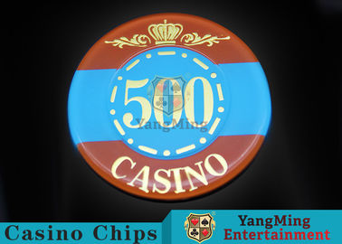 Mini Engraved Customizable Casino Poker Chips For Entertainment Venues Games