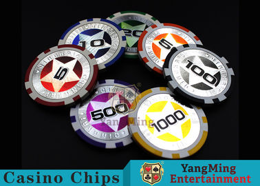 12g 3.5mm Thickness Clay Laser Poker Chips Strong And Difficult To Deformation