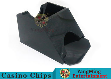 Black Color Gambling Dedicated Casino Card Shoe , One Deck Shoe For Poker Cards