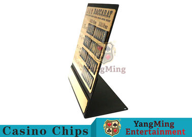 Blackjack / Poker Casino Table Dedicated Pure Copper Table Limit Sign