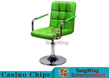 Soft Casino Bar Stools / Gaming Office Chair With Footrest Arc Chassis Design