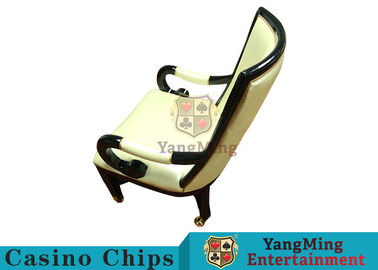 Comfortable Casino Gaming Chairs / Solid Wood Chair Internal High - Density Sponge