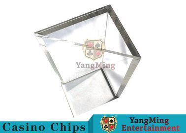 250g Triangle 6 Deck Card Holder High Capacity With Special Acrylic Material