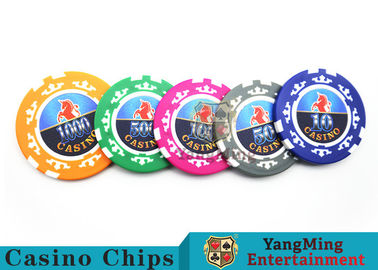 High Precision Casino Poker Chip Set / Poker Table Set For Gambling Games