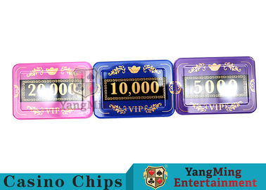 730 Pcs Crystal Screen Style Roulette Chip Set / Poker Game Set In Aluminum Case
