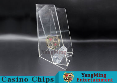 Casino Dedicated Poker Discard Holder , Playing Card Tray Holder For 2 Decks