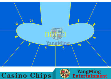 Anti - Slippery Roulette Wheel Layout / Craps Board Layout With Smooth Surface