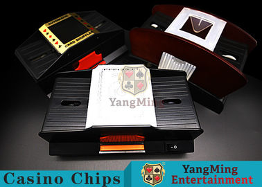 1 - 2 Decks Playing Card Shuffler Suitable For Wide Plastic Poker Cards