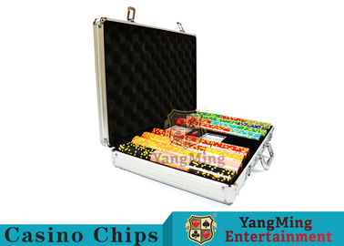 10,000Pcs 11.5g Clay Poker Chip Sets With Aluminum Case For Gambling Games