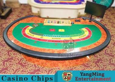 Multi-functional Macau Galaxy Luxury Poker Table With Three Printed Table Cloths