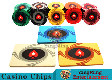 3.3mm Thickness 12 - 32g Casino Poker Chips / Customized Ceramic Chip Can be custom