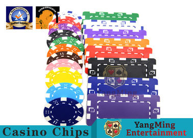 Customized 12g ABS Material Sticker Casino Poker Chips Jeton Yangming