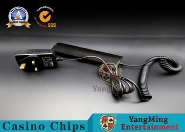 Promotion Germicidal Light Casino Chips UV Lamp Detector With Three Can / Standard Casino Counterfeit Money Detector