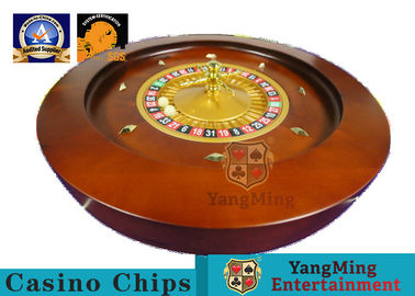 Solid Wooden 20 Inch Casino Roulette Wheel Board For Baccarat Texas Poker Blackjack Gambling