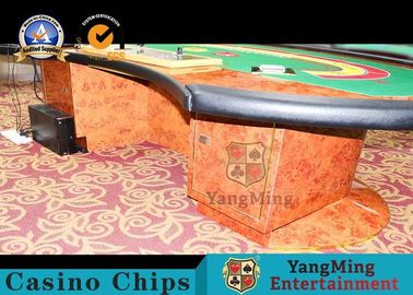 Durable Simple Modern Poker Card Table Top With Z Wood Legs / Baccarat Table
