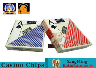 Texas Holdem Club Scrub Characters Playing Cards 100% New Waterproof Material Large Print Matte Red Blue Plastic cards