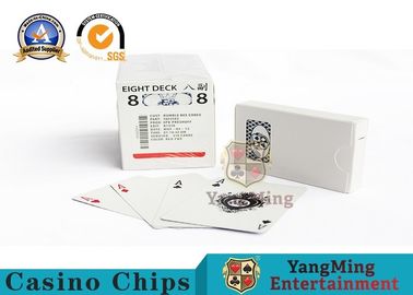 High End Casino Standard Black Blue Core Papper  Playing Cards For Hotels And Clubs Casino Entertainment