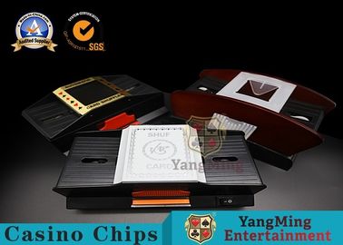 Regular 2 Deck Playing Cards Casino Poker Shuffler / Automatic Card Shuffler