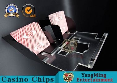Casino Exclusive Deluxe Automatic 1-2 Deck Playing Card Shuffler Baccarat Poker Table Discard Shuffler