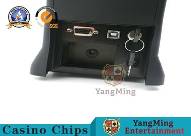 Automatic Casino Card Shoe With Black Casino 1 - 8 Decks Customized Logo