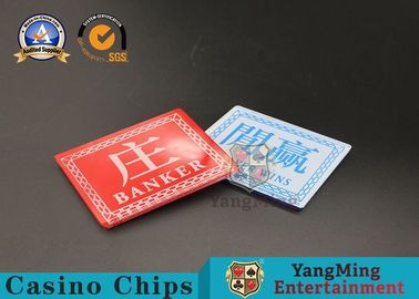 Win Banker Player Marker Casino Baccarat Texas Poker Gambling Accessories Customize