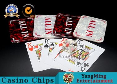 All In Texas Poker Baccarat Blackjack Clay Iron Abs Brass Poker Chips Dealer Button Poker Card Guard
