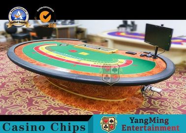 Baccarat Casino Poker Table High Quality Deluxe Professnional Roulette Wheels Electronic LED Poker Customize
