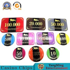 Factory Supply 3.3mm Thickness Professional Poker UV Light Chips With Aluminum Security Chips Case